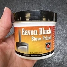 Meeco's Red Devil 4 Oz. Paste Black Stove Polish 402 Meeco's Red Devil 402 4 Oz.