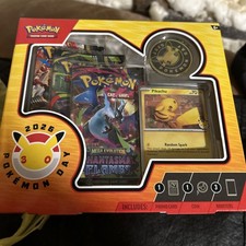 Pokemon Day 2026 Collection Box Includes 3 Booster Packs Pikachu Promo New