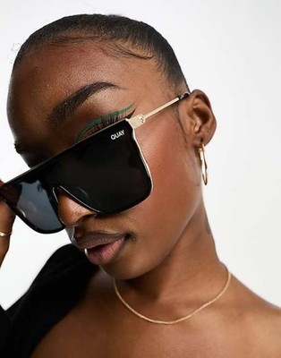 QUAY Nightfall Remixed Sunglasses Brand New No Case Black 