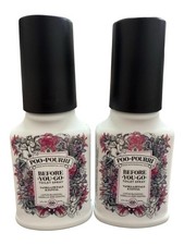 2X Poo Pourri Before You go Toilet Spray 2 Fl Oz Each Vanilla Petals  Santals