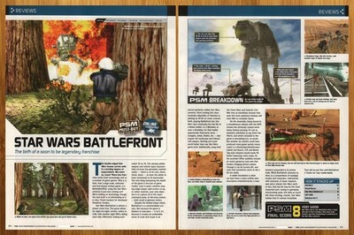 2004 Star Wars Battlefront Playstation 2 PS2 REVIEW Print Ad/Poster Promo Art