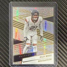 2025 Panini Revolution Neutron Riley Moss #108  20/30 Denver Broncos Football