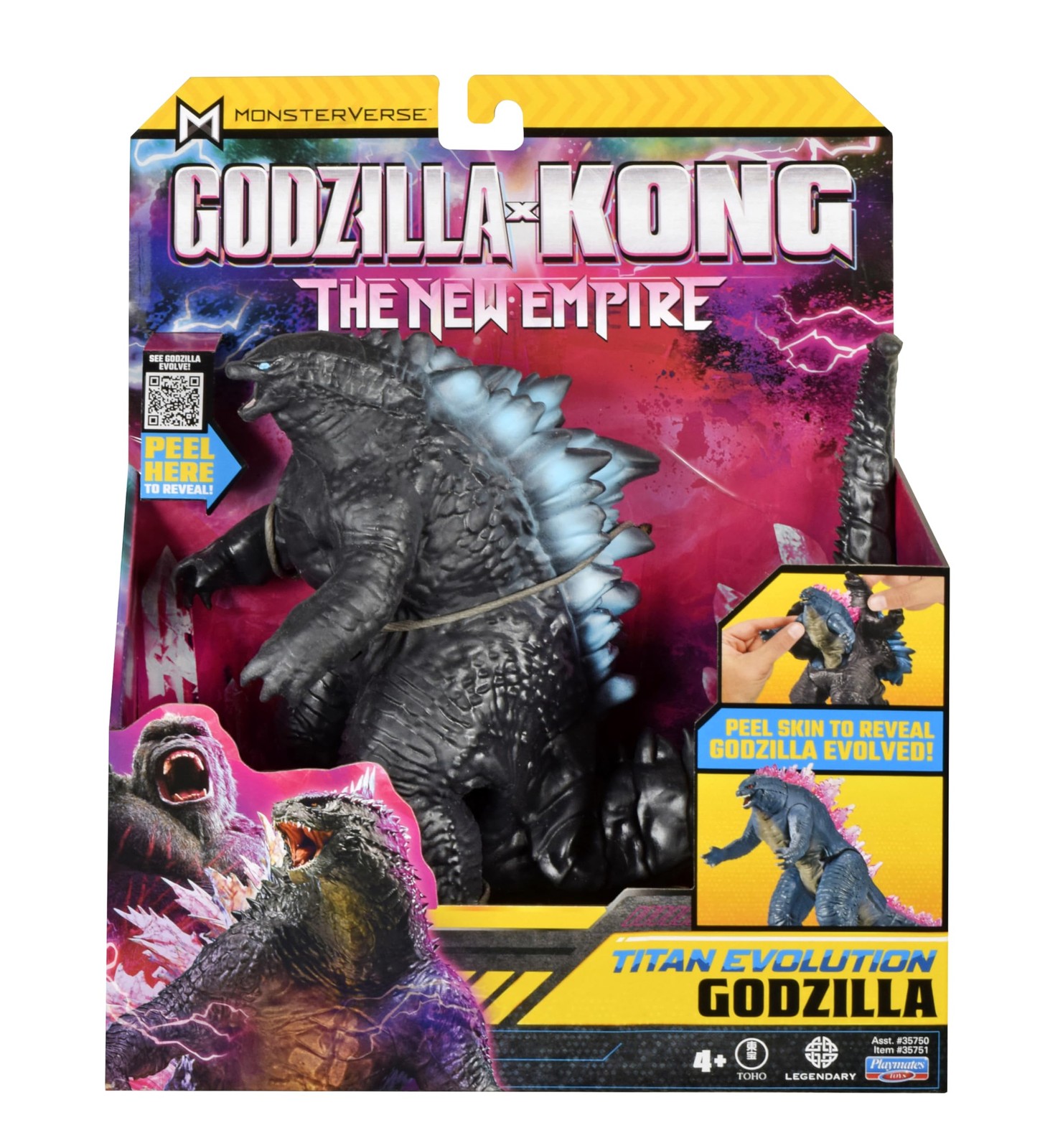 Godzilla x Kong: The New Empire, 7-Inch Authentic Titan Evolution Godzilla Actio