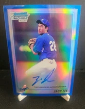 2010 Bowman Draft Picks & Prospects - Zach Lee Auto #BDPP87 Blue Refractor /150