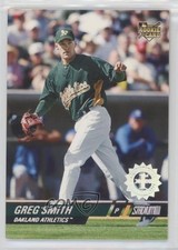 2008 Topps Stadium Club First Day Issue 257/599 Greg Smith (Fielding) #142 0l2