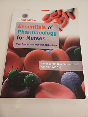 Grundlagen der Pharmakologie für Krankenschwestern Taschenbuch P.Barber D.Robertson 2015