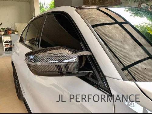 CARBON FIBRE ABS Wing Mirror Covers For BMW 3 4 5 7 8 G20 G21 G22 G24 G28 G30 G