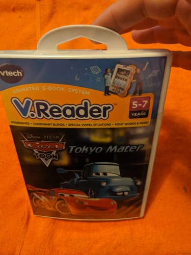 Vtech V.Reader Disney Pixar CARS Toon Tokyo Mater Reading Games Story Dictionary - Picture 7 of 12