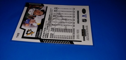 001: 2020-21 O-PEE-CHEE Platinum Hockey AQUAMARINE /499 PENGUINS Sidney Crosby - Picture 10 of 10