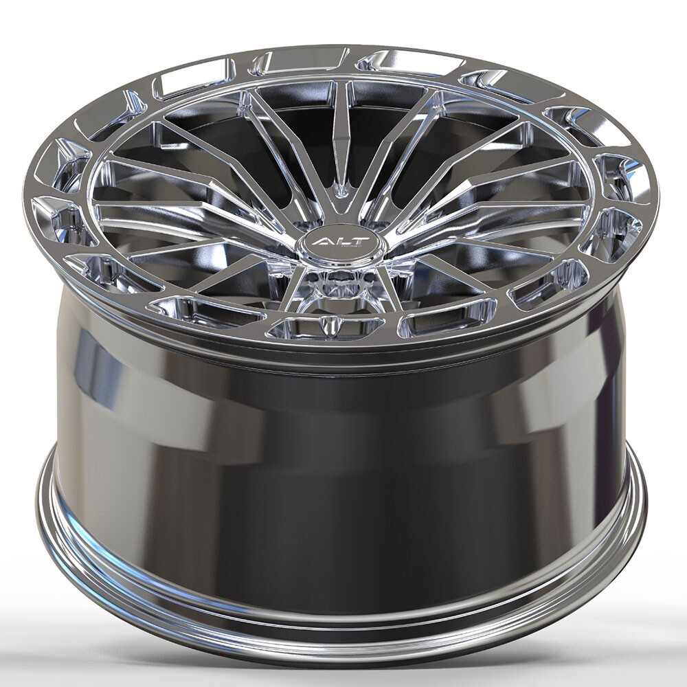 20" 21" ALT RSL-8 Forged Chrome Lip Series Wheels for McLaren 720S 2016-2023