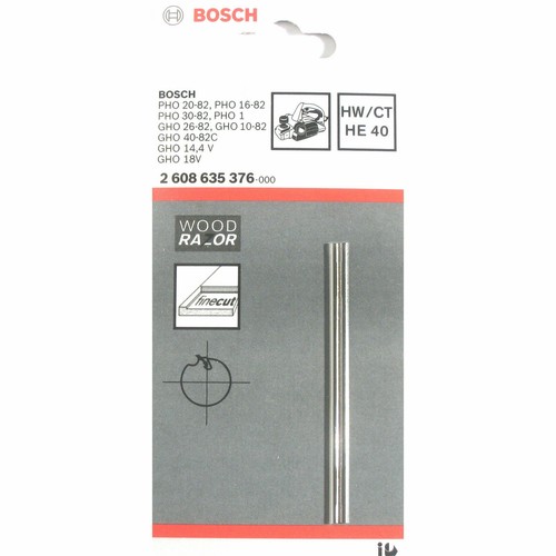 1 Bosch 82mm WOOD RAZOR REVERSIBLE GHO & PHO Planer Blade Tungsten