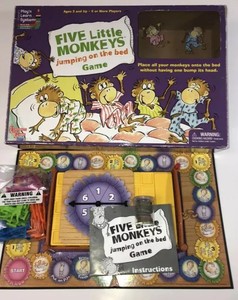 Five Little Monkeys Jumping On The Bed Game 5 Little Monkeys Jumpin On The Bed Ebay