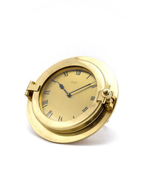 Imhof Table clock with 8 day movement bull´s eye