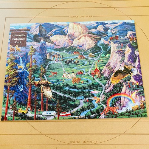 4 SunsOut Jigsaw Puzzles Yosemite Alaska Yellowstone Thunder Struck 500-550 pcs - Picture 3 of 13