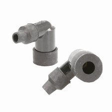 2x Zündkerzenstecker kompakt NGK LZFH Schwarz ohne Widerstand für Oldtimer 90°