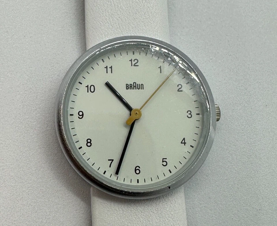 JUEGO DE 2 RELOJES MARRÓN MUJER CLÁSICO CORREA CUERO BLANCO-AZUL CUARZO 38MM Foto 3 de 4