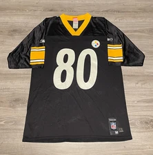 Plaxico Burress #80 Pittsburgh Steelers NFL Vintage Reebok Jersey Men's Size M