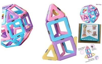 Magnet Building Sets Magnetic Building Blocks Stem Toys 30 Pcs 