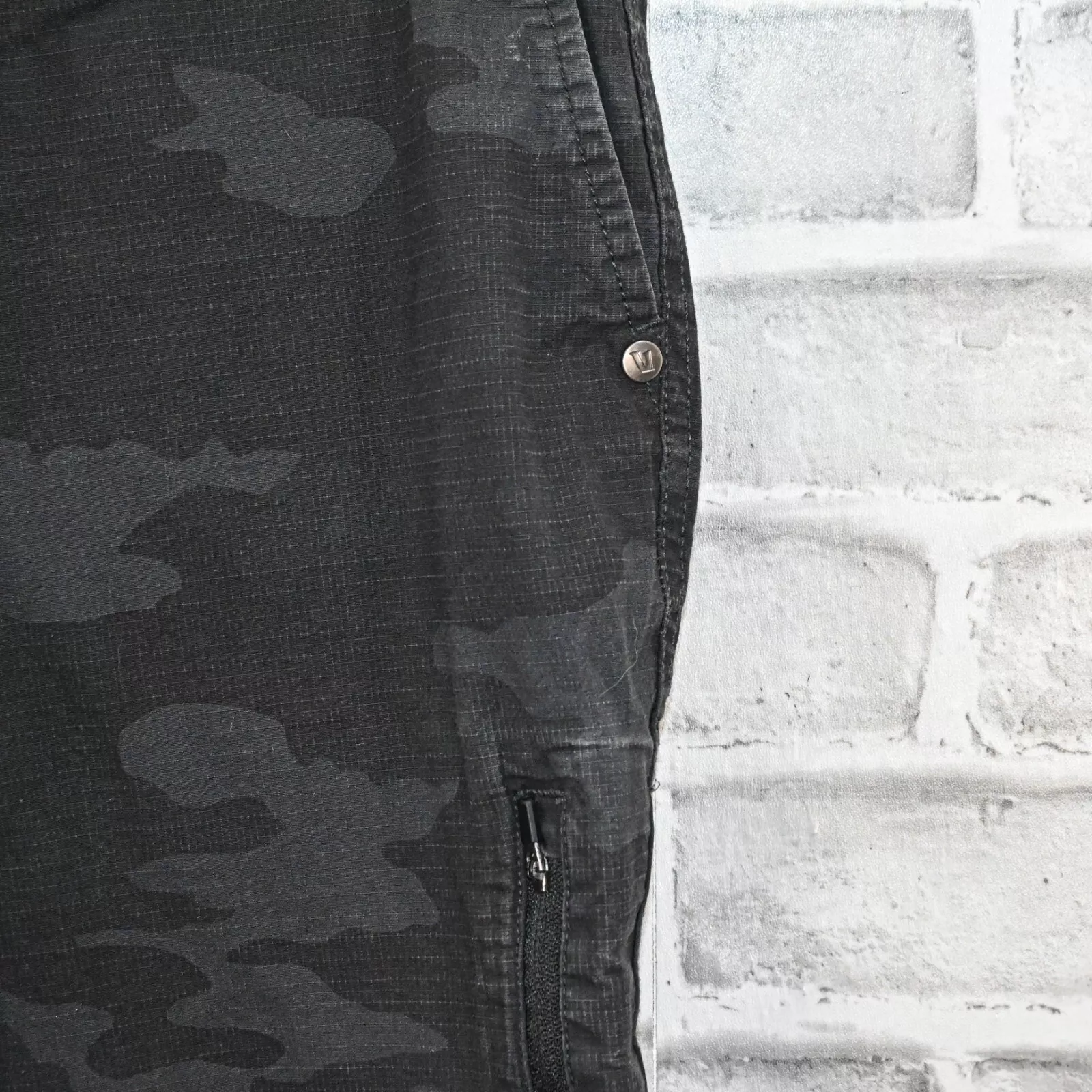 vuori ripstop camo drawstring pants