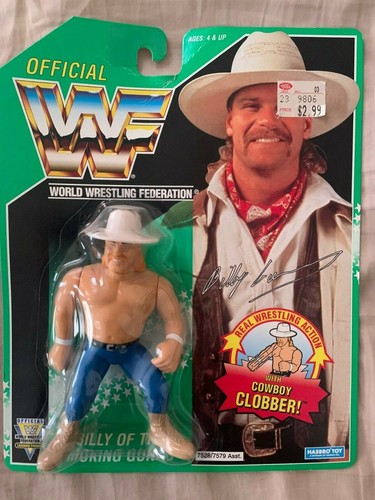 BILLY GUNN - Rare 1994 WWF/WWE Hasbro Green Card N...