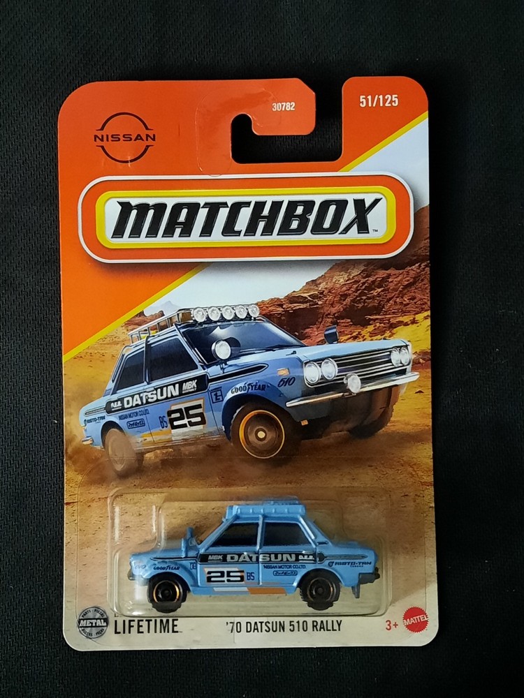 2025 Matchbox 70 Datsun 510 Rally