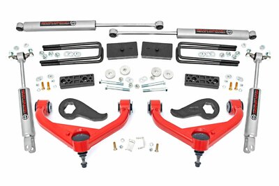 Rough Country 3'' Lift Kit w/ Overloads Chevy Silverado & GMC Sierra 2500HD 20-25