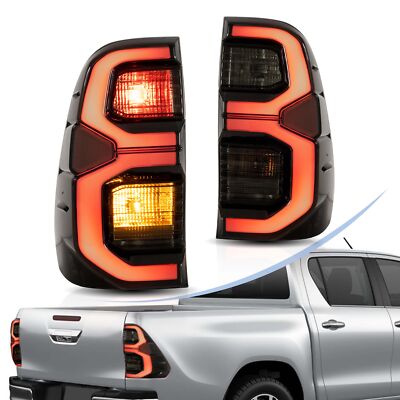 VLAND LED Taillights For Toyota Hilux / Vigo 2015-20 w/Start up Animation Pairs