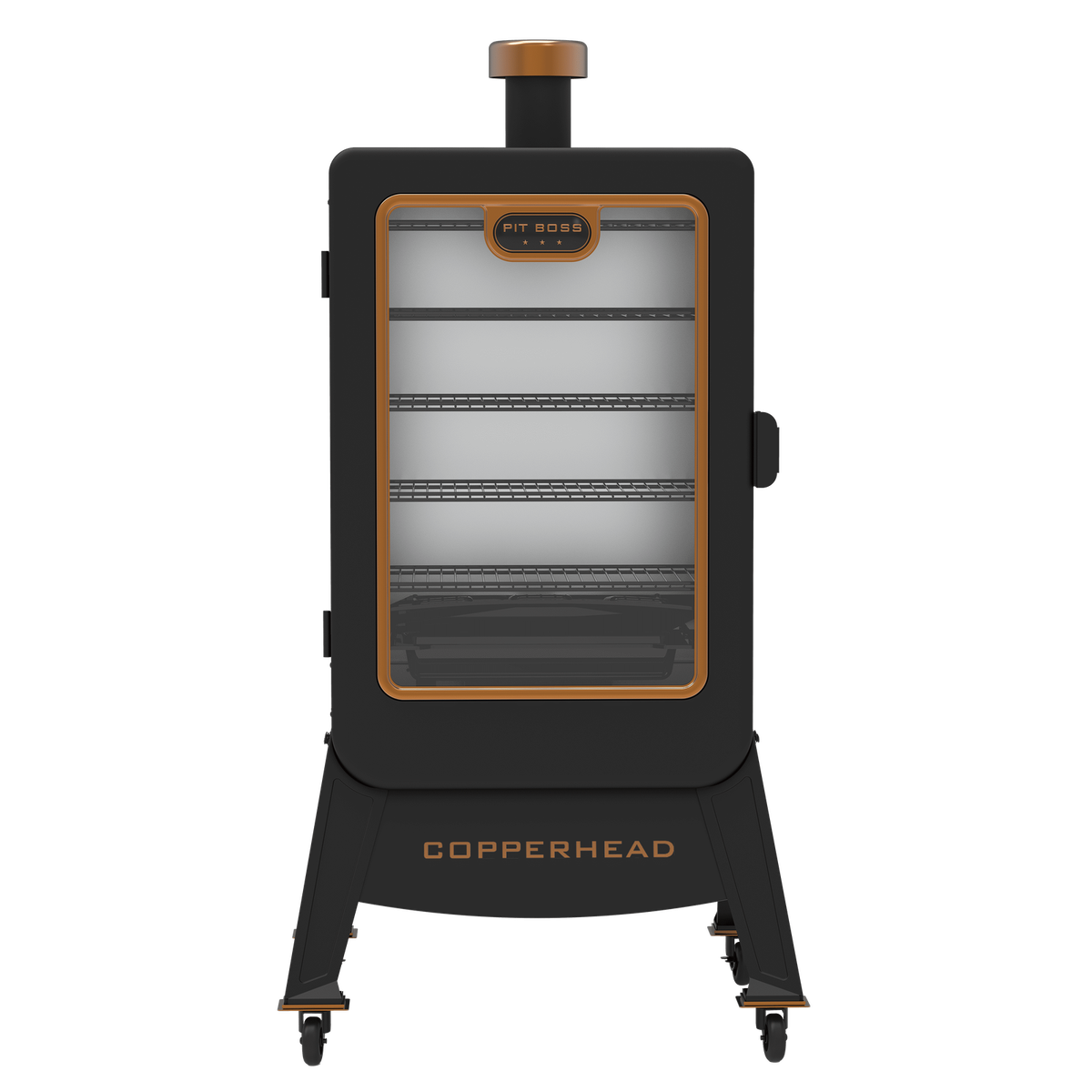 Pit Boss Copperhead 1300 Sq in Vertical Wood Pellet Smoker Onyx