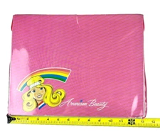 1984 Tara Toy American Beauty Barbie Doll Display Box Storage Carrying Case Only