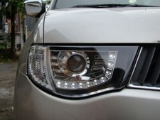 Head Lamp Light Projector LED For 2005-2014 Mitsubishi Triton L200 MN ML Pickup 