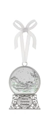 Ganz Snow Globe Ornament - Merry Christmas Grandpa (EX35694)