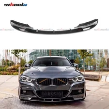 For Bmw 3 Series F30 M Sport 12-18 Gloss Black Front Bumper Lip Splitter Spoiler