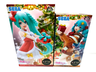 極稀少品 UNIT/04 SAIBORG special edition Hatsune Miku Super Premium Figure Set of 2 SPM Christmas Winter