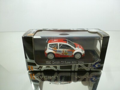 SOLIDO 1590 CITROEN C2 SUPER 1600 RALLYE #5 2004 CHIARONI -RED 1:43- GOOD IN BOX