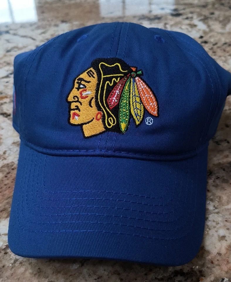 Gorra Chicago Blackhawks and DePaul Blue Demons ¡Talla Única Bordada! Foto 2 de 4