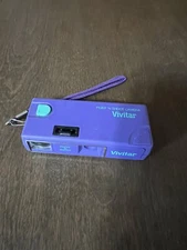 NONWORKING FOR PARTS Avon Point 'N Shoot Camera Purple Vivitar Vintage 1987
