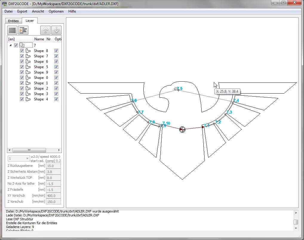 Text to GCode CNC Machine