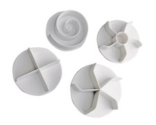 Brötchendrücker Kaisersemmeldrücker Spirale Kreuz Kunststoff Profiware ø 78 mm