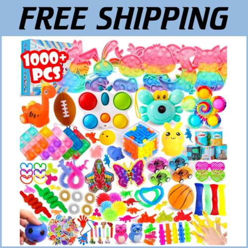 Multifunctional Fidget Toy Pack for Kids - Stress Relief & Fun (1000pcs)