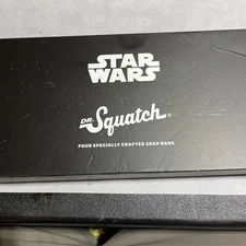 Dr. Squatch STAR WARS Soap in Collectors Box Four 5 Oz Soaps Limited Ed. Disney