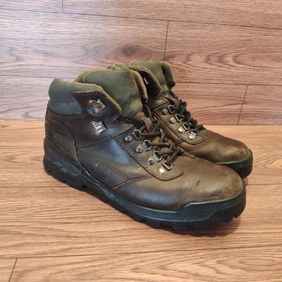 Timberland Euro Hiker Mens Boots Size 10 M Brown Green