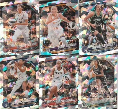 2025 Prizm WNBA Cracked Ice & Blue Velocity 1-136 Pick Complete Your Set