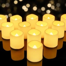 Flameless Votive Candles Battery Operated 200+ Hours, Flickering Led Electric...