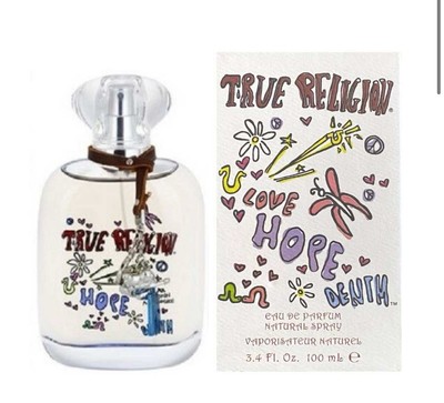TRUE RELIGION LOVE HOPE DENIM FOR HER WOMEN PERFUME EDP 100ML/3.3