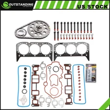 Timing Chain Kit Cover Gasket Bolts Set For 4.3L 99-05 Chevrolet Astro GMC Jimmy