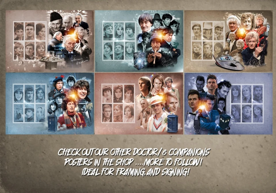 Doctor Who Companion Piece A3 Poster Print Caroline John Jon Pertwee 3rd Doctor - Image 3 of 3