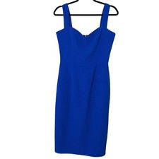 Dress The Population Nicole Sheath Dress Electric Blue Cocktail Evening Medium