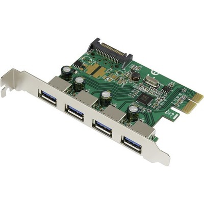 Renkforce  4 Port USB 3.2 Gen 1 Controllerkarte USB-A PCIe