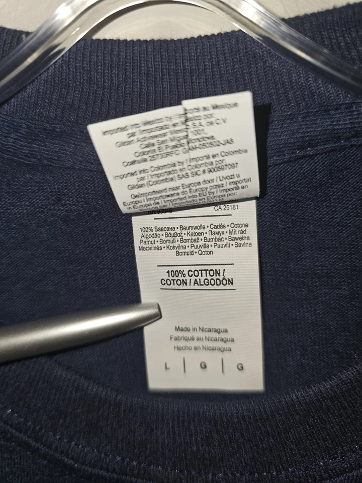 Camiseta grande de los Washington Nationals 2019 Champs para hombre azul con logotipo gráfico MLB Foto 4 de 4