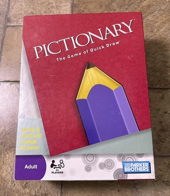 Pictionary The Game of Quick Draw 2009 Parker Brothers Complete Counted Verified